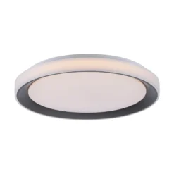 LOLA Smart Disc LED-Deckenlampe schwarz/weiß, RGBW