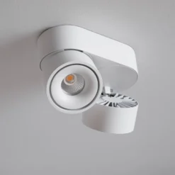 LOOM DESIGN Aim LED-Deckenspot zweiflammig weiß