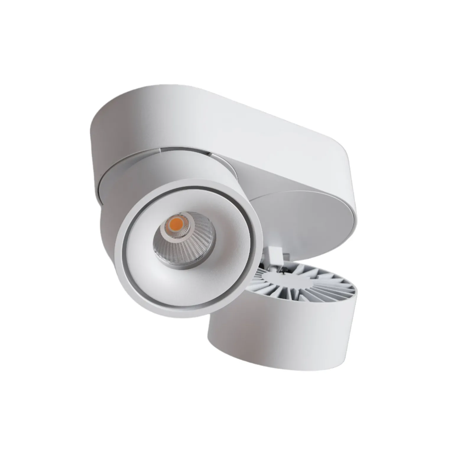 LOOM DESIGN Aim LED-Deckenspot zweiflammig weiß