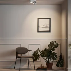 LOOM DESIGN Aim LED-Deckenspot zweiflammig weiß