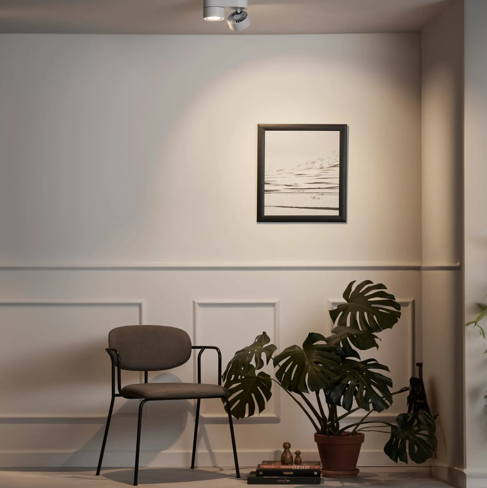 LOOM DESIGN Aim LED-Deckenspot zweiflammig weiß