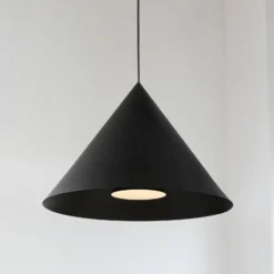 LOOM DESIGN Hängelampe Hanzu, Ø 55 cm, schwarz, E27