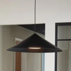 LOOM DESIGN Hängelampe Hanzu, Ø 75 cm, schwarz, E27