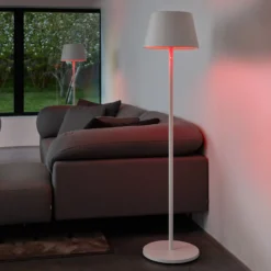 LOOM DESIGN LED-Akku-Stehleuchte Modi, CCT, RGB, weiß