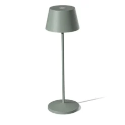 LOOM DESIGN LED-Akku-Terrassenlampe Modi grün-grau 36 cm CCT