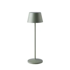 LOOM DESIGN LED-Akku-Terrassenlampe Modi grün-grau 36 cm CCT