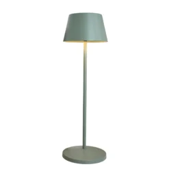 LOOM DESIGN LED-Akku-Terrassenlampe Modi grün-grau 36 cm CCT