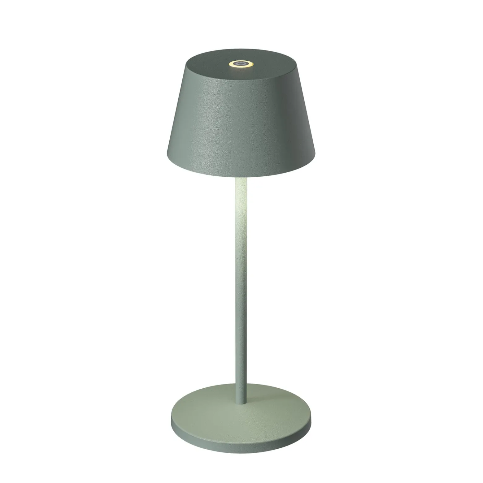 LOOM DESIGN LED-Akku-Tischleuchte Modi Micro, IP65, grün