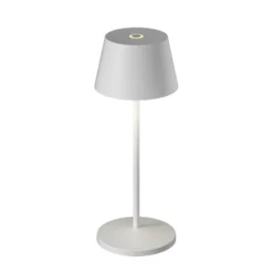 LOOM DESIGN LED-Akku-Tischleuchte Modi Micro, IP65, weiß