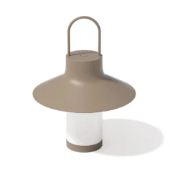 LOOM DESIGN LED-Akku-Tischleuchte Shadow Large, beige, IP65