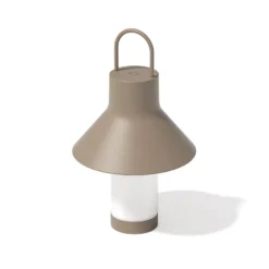 LOOM DESIGN LED-Akku-Tischleuchte Shadow Small, beige, IP65