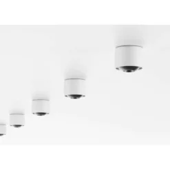 LOOM DESIGN LED-Deckenleuchte Air, weiß, Alu, Ø 10 cm
