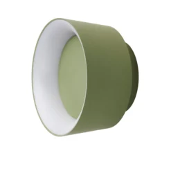 LOOM DESIGN LED-Deckenleuchte Cookie, grün Aluminium Ø 15 cm