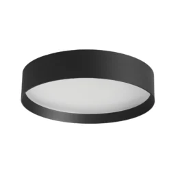LOOM DESIGN LED-Deckenleuchte Lucia, schwarz, Ø 35 cm Alu