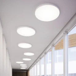 LOOM DESIGN LED-Deckenleuchte Lucia, weiß, Ø 45 cm Aluminium