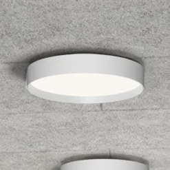 LOOM DESIGN LED-Deckenleuchte Lucia, weiß, Ø 45 cm Aluminium