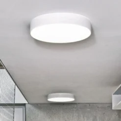 LOOM DESIGN LED-Deckenleuchte Lucia, weiß, Ø 35 cm Aluminium