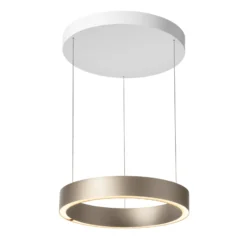LOOM DESIGN LED-Hängelampe Velora, creme, Ø 40 cm, dim.
