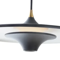 LOOM DESIGN LED-Hängeleuchte Moja, Ø 35 cm, schwarz