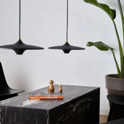 LOOM DESIGN LED-Hängeleuchte Moja, Ø 35 cm, schwarz