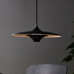 LOOM DESIGN LED-Hängeleuchte Moja, Ø 35 cm, schwarz