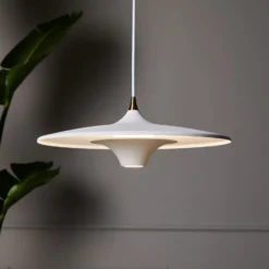 LOOM DESIGN LED-Hängeleuchte Moja, Ø 35 cm, weiß