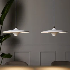 LOOM DESIGN LED-Hängeleuchte Moja, Ø 35 cm, weiß