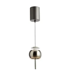 LOOM DESIGN LED-Hängeleuchte Parachute, schwarz Ø 9,6 cm Alu