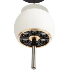 LOOM DESIGN LED-Hängeleuchte Parachute, weiß, Ø 9,6 cm, Alu