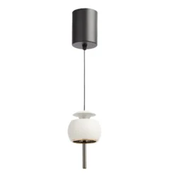 LOOM DESIGN LED-Hängeleuchte Parachute, weiß, Ø 9,6 cm, Alu