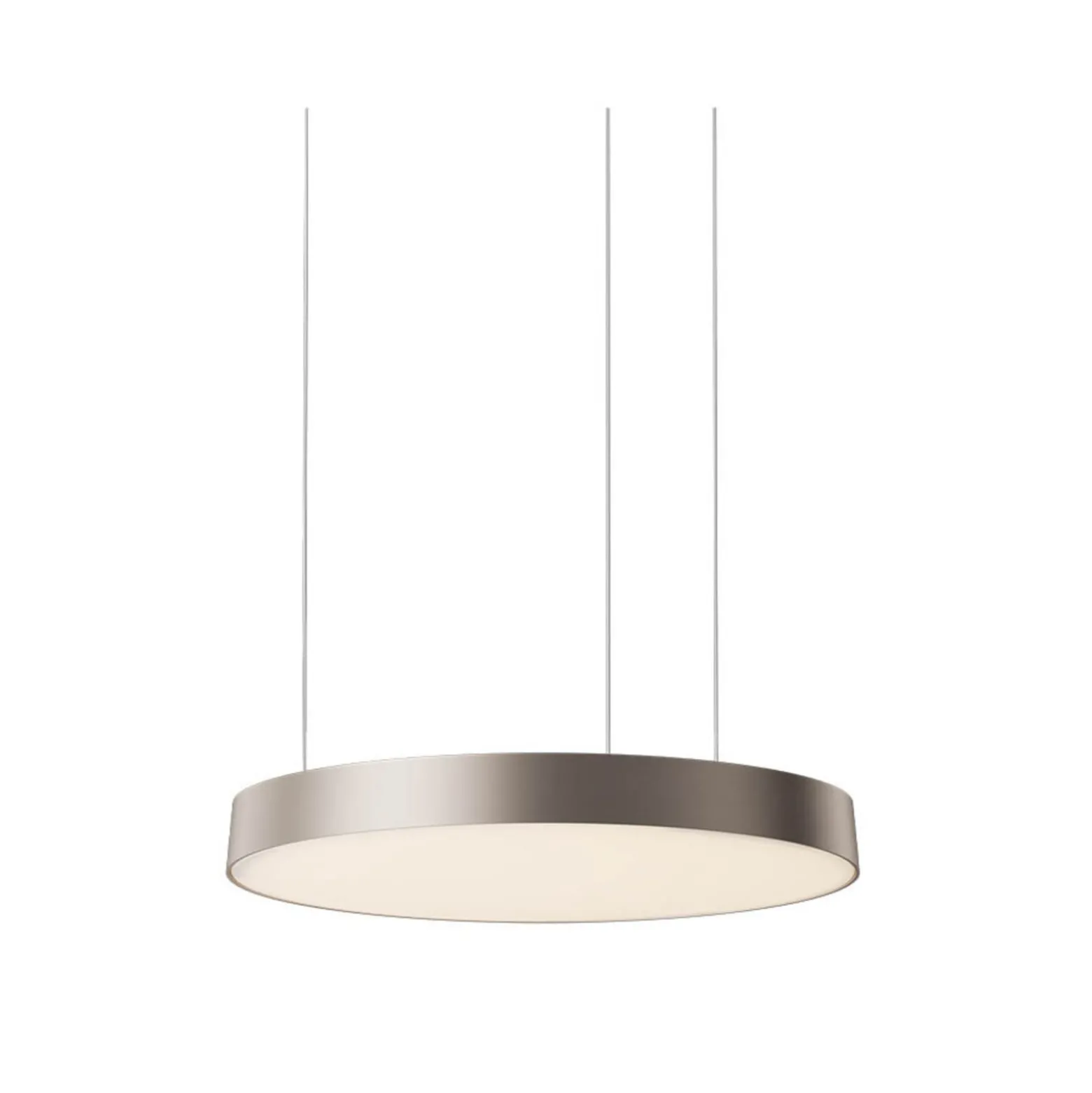 LOOM DESIGN LED-Pendelleuchte Avela, grau, Alu, Ø 36cm