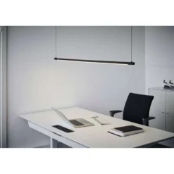 LOOM DESIGN LED-Pendelleuchte Straw 150, schwarz, Aluminium