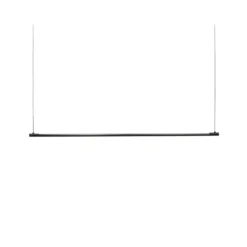 LOOM DESIGN LED-Pendelleuchte Straw 200, schwarz, Aluminium