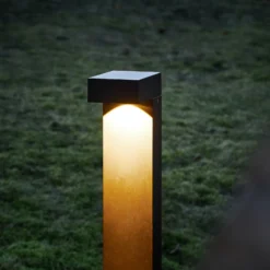 LOOM DESIGN LED-Wegeleuchte Arn, corten, Höhe 70 cm, Alu