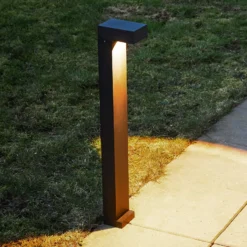 LOOM DESIGN LED-Wegeleuchte Arn, corten, Höhe 70 cm, Alu