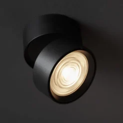 LOOM DESIGN Ray LED-Deckenspot Ø9,3cm 13W schwarz