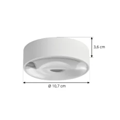 LOOM DESIGN Sif LED-Deckenleuchte IP65 weiß dimmbar