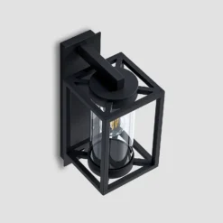 Lucande Außenwandlampe Ferda, 2er-Set, anthrazit Sensor IP44