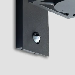 Lucande Außenwandlampe Ferda, 2er-Set, anthrazit Sensor IP44