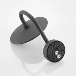 Lucande Außenwandleuchte Zamalino, 31 cm, anthrazit, Sensor