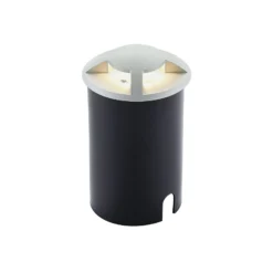 Lucande Bodeneinbauleuchte Milara, 4 Lichtaustritte, GU10