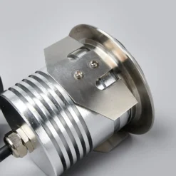 Lucande Bodeneinbaustrahler Helene, Ø 9 cm, Aluminium, IP67