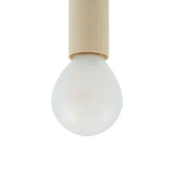 Lucande Deckenlampe Bidolo, schwarz, Glas, Ø 15 cm, IP44