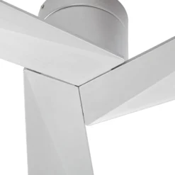 Lucande Deckenventilator Ventoro, Ø 132 cm, silber, Metall
