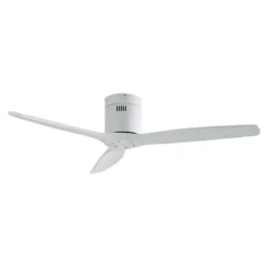 Lucande Deckenventilator Vindur, weiß, DC, leise