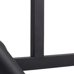 Lucande Hängeleuchte Lysias, schwarz, Metall, Länge 120cm