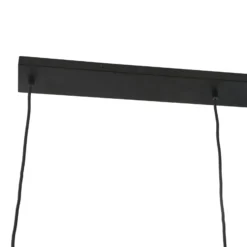 Lucande Hängleuchte Lyrisa, 3-flg., kupferfarben, Glas, 22cm