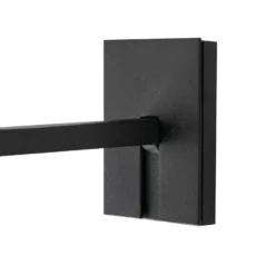 Lucande 2-in-1 LED-Solarleuchte Tilena, schwarz, eckig, Alu