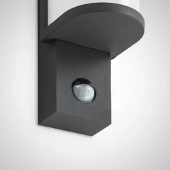 Lucande Jokum LED-Außenwandlampe, IP54, Sensor