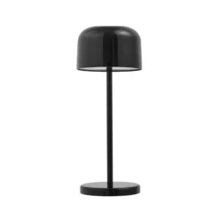 Lucande LED-Akku-Tischleuchte Quill, schwarz, CCT, dimmbar